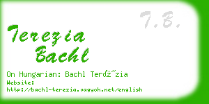 terezia bachl business card